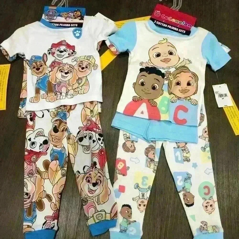 Toddler 2T Pajama Sets NEW With TAGS Paw Patrol and Cocomelon